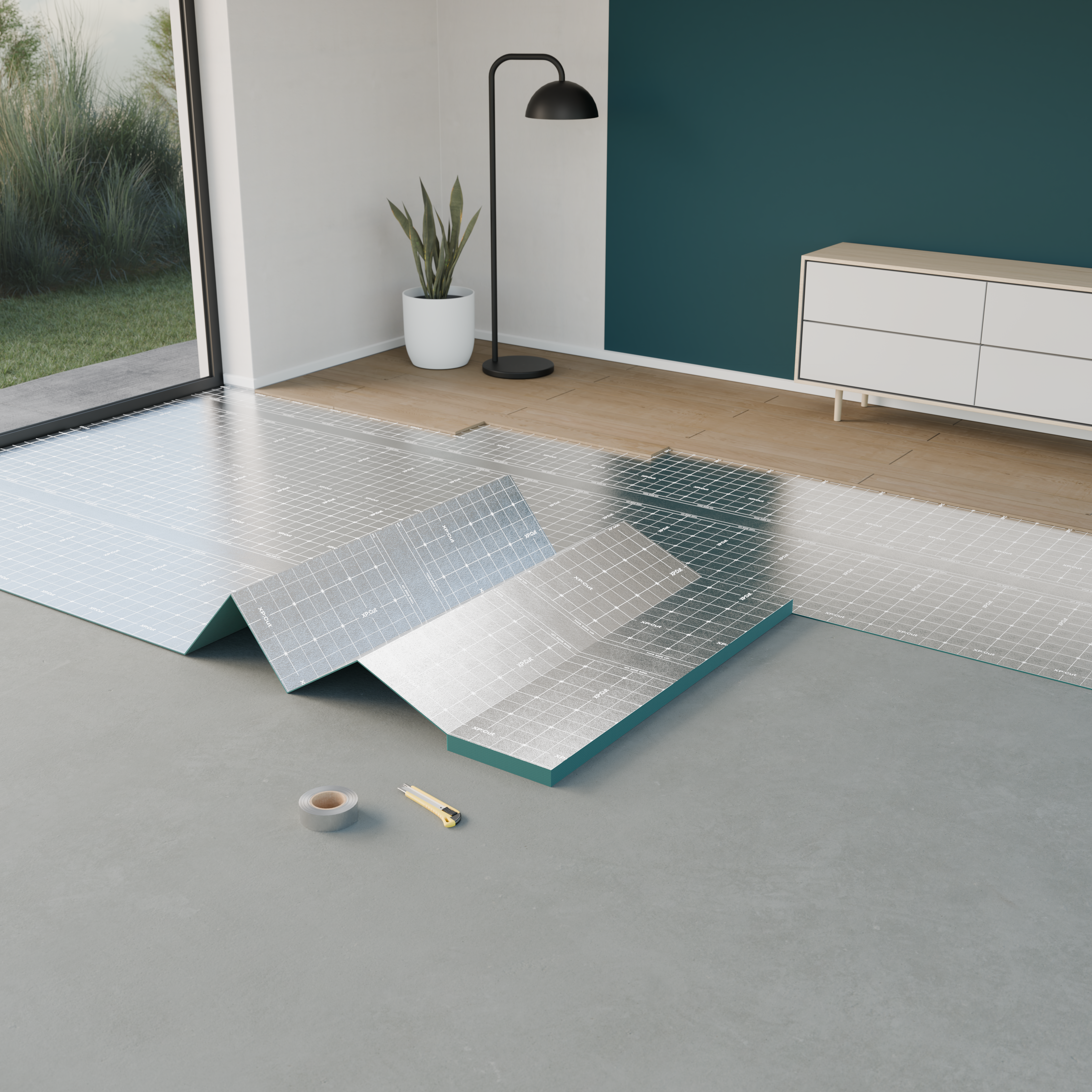 744083 XPS FALTPLATTE 2.0 ALU